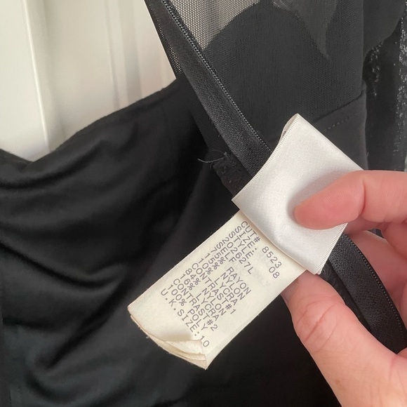 Tadashi Shoji vintage corset black gown size medium - Picture 8 of 11